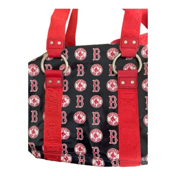 MLB B….for Betsy Red Boston Red Sox Shoulder Bag with Team Logo Pattern - Picture 5 of 5